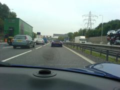 Stuck in traffic on M42!
