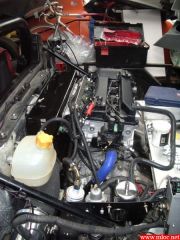 Lefthand view of nearly complete installation