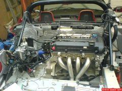 Engine in position