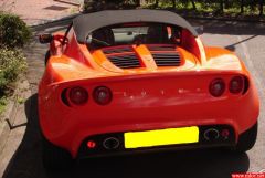 Rear end on