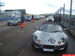 In the assembly area awaiting first test