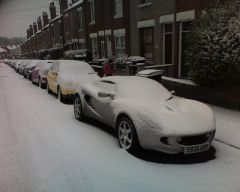 My Elise in the snow 2007