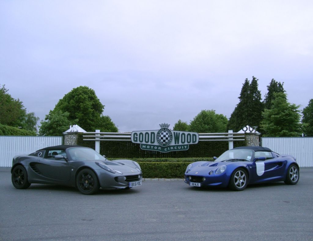 Dave & Jon Outside Goodwood