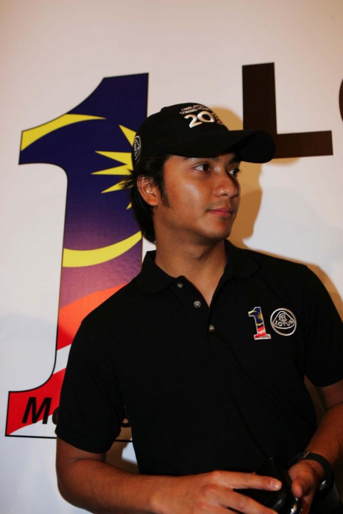 Fairuz Faury at the Lotus F1 Racing Driver Announcement, 14 