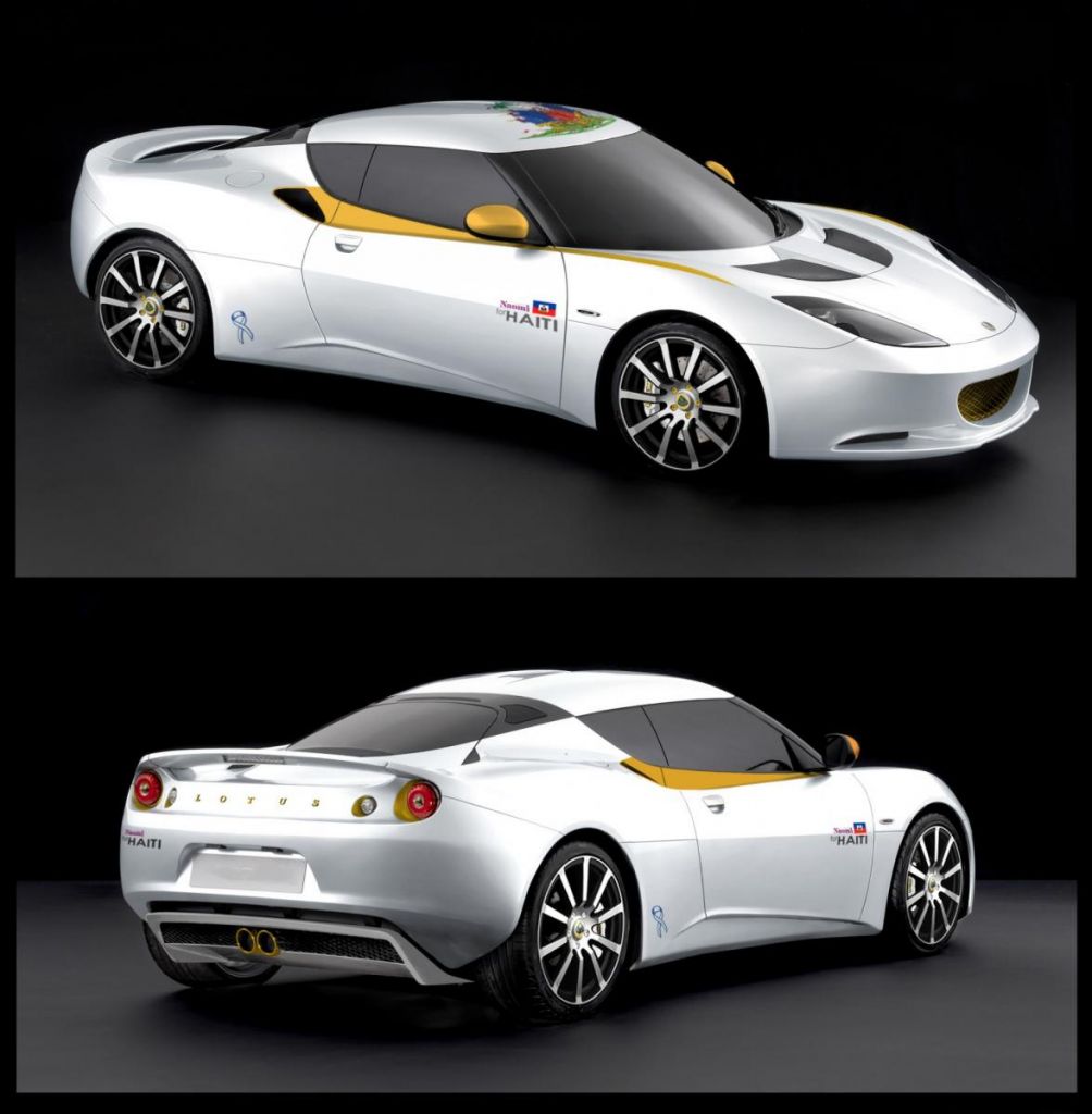 "Naomi for Haiti" Lotus Evora