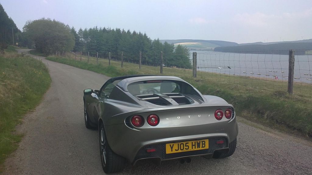 Elise at Llyn Brenig