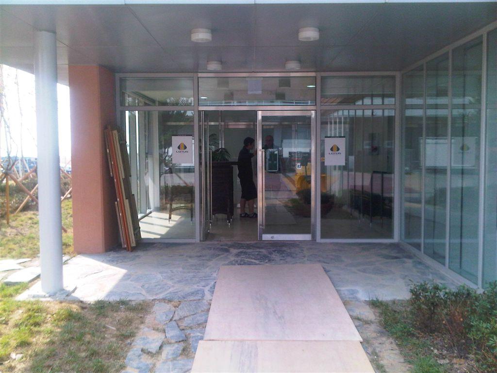 Entrance to Lotus Racing hospitality.jpg