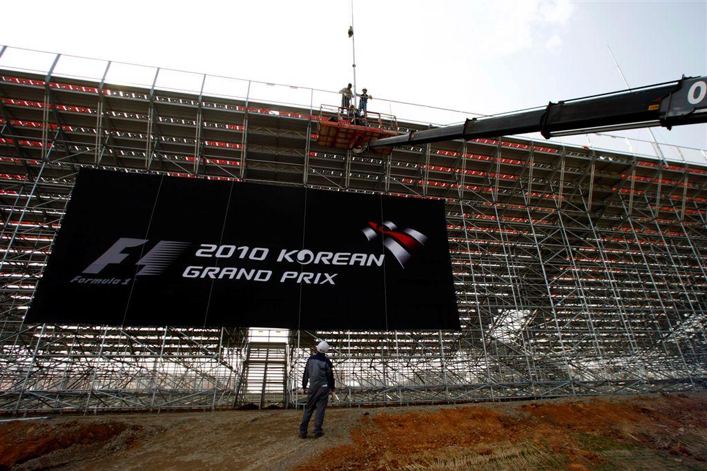 Finishing touches to the grandstands.jpg