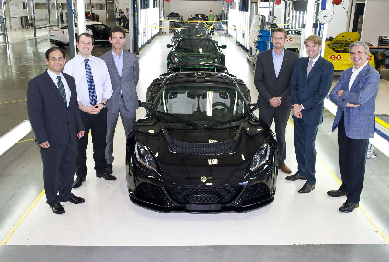 First Exige S off the production line