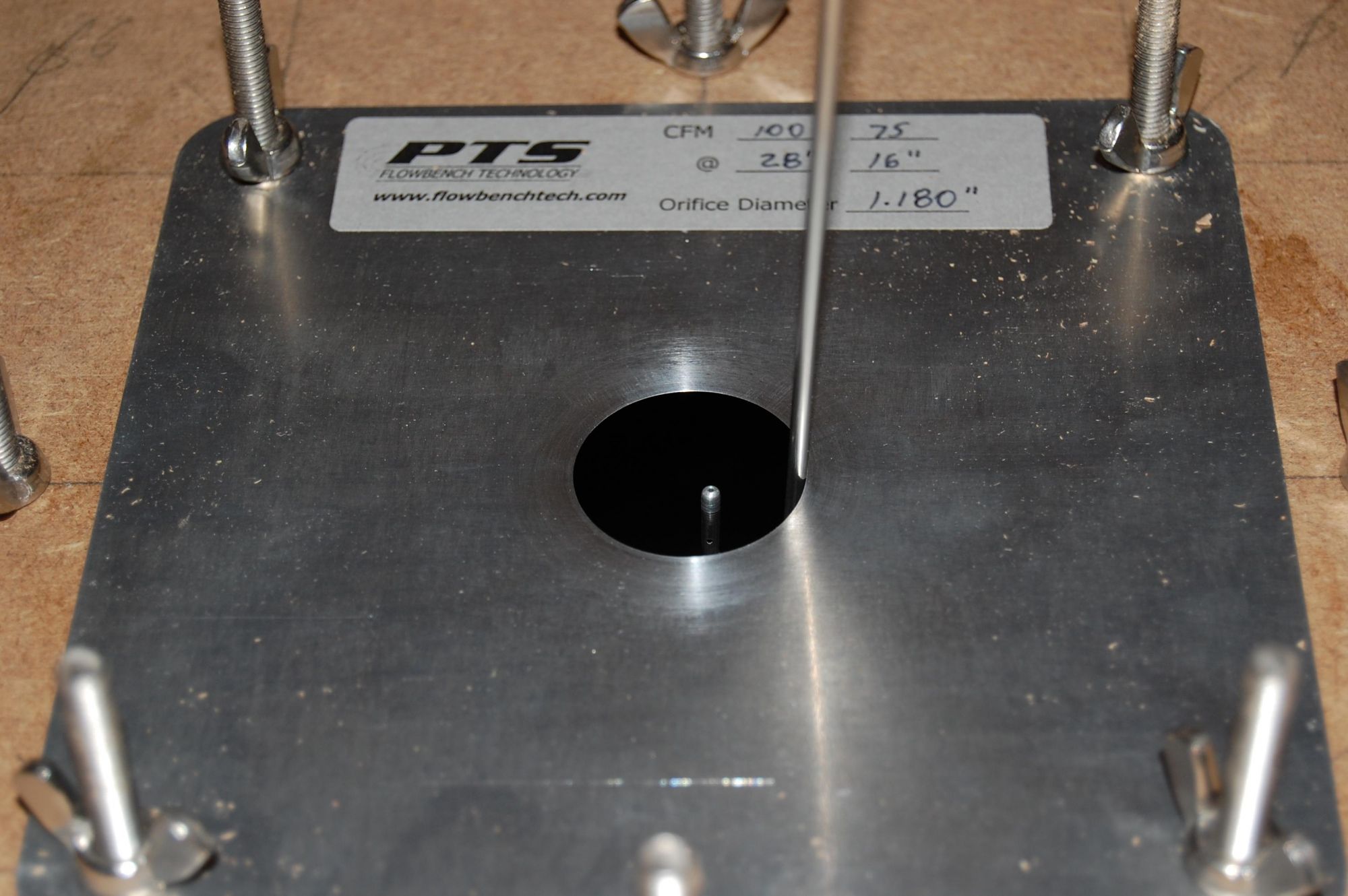 Pitot orifice plate