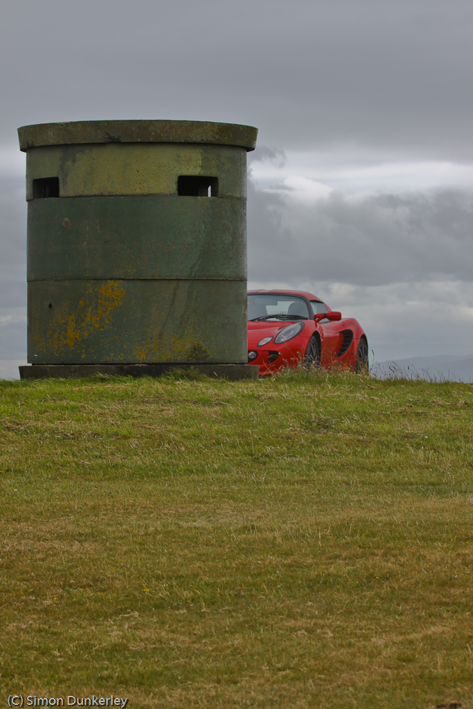 My car on a gloomy Friday at Anglesea Track 2