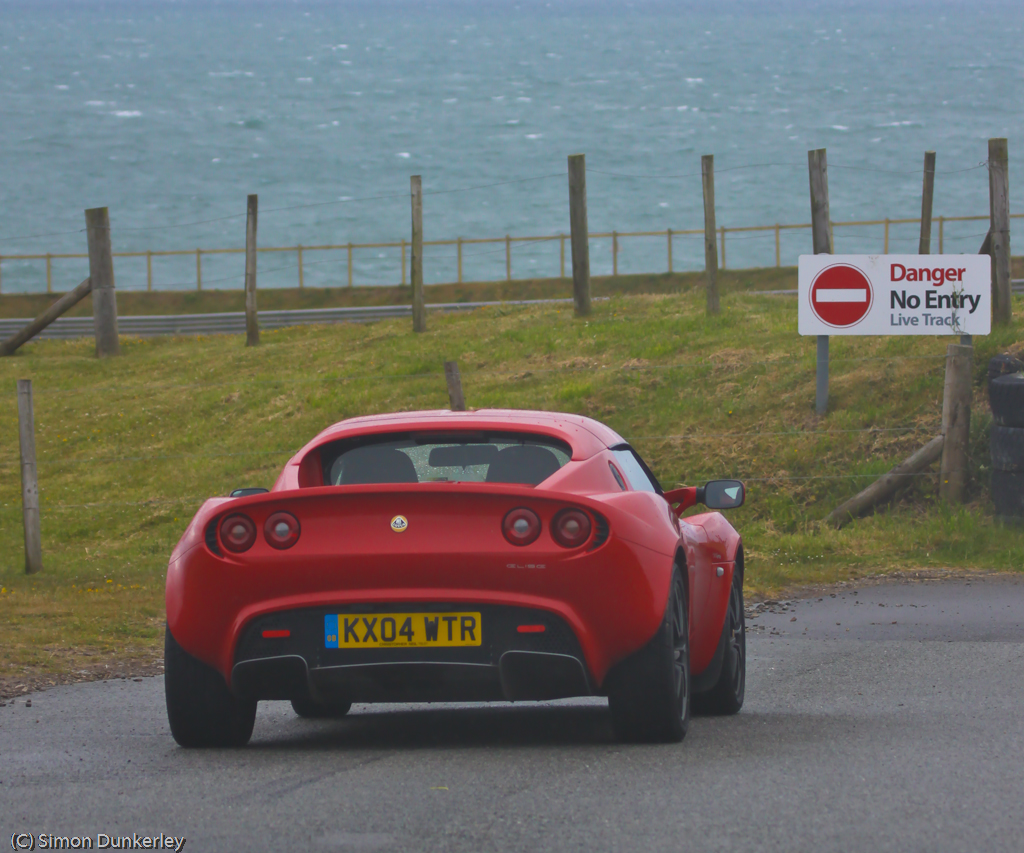 My car on a gloomy Friday at Anglesea Track 1