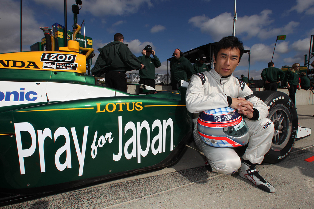 5529637784 1776d1169f Takuma Sato next To His Pray For Japan Car L
