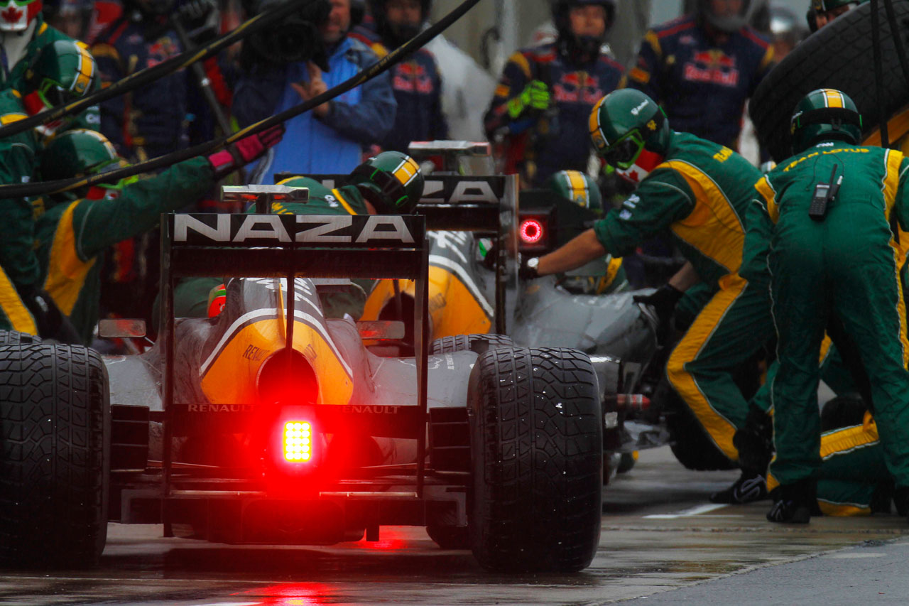 5831668661 6088b4d515 Jarno Trulli And Heikki Kovalainen In The pits during The race O