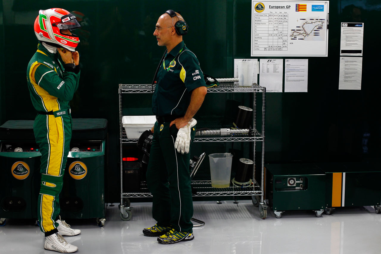 5866351757 b6459096bf Jarno Trulli In The garage during FP2 O