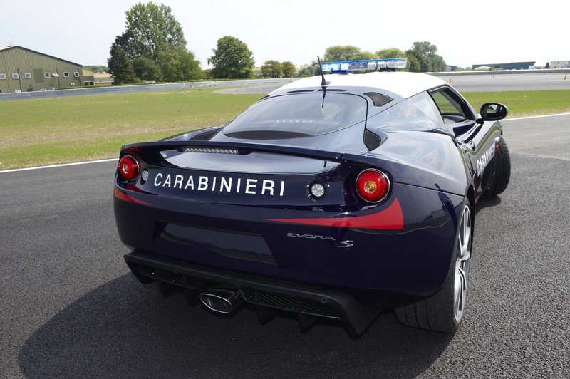 Lotus Evora Carabinieri   Test Track   Hethel UK.800x 1