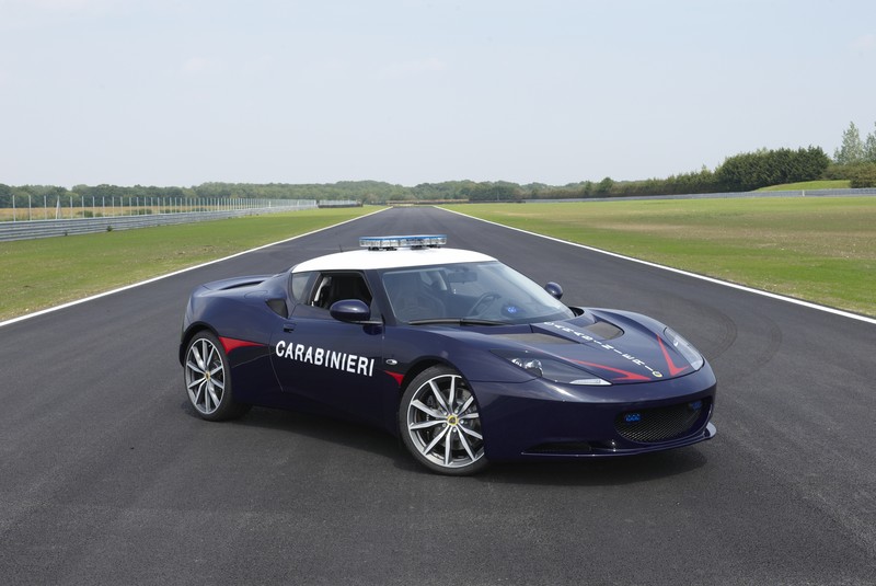 Lotus Evora Carabinieri   Test track   Hethel.800x 1