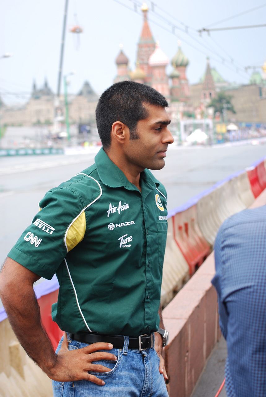 Team Lotus in Moscow