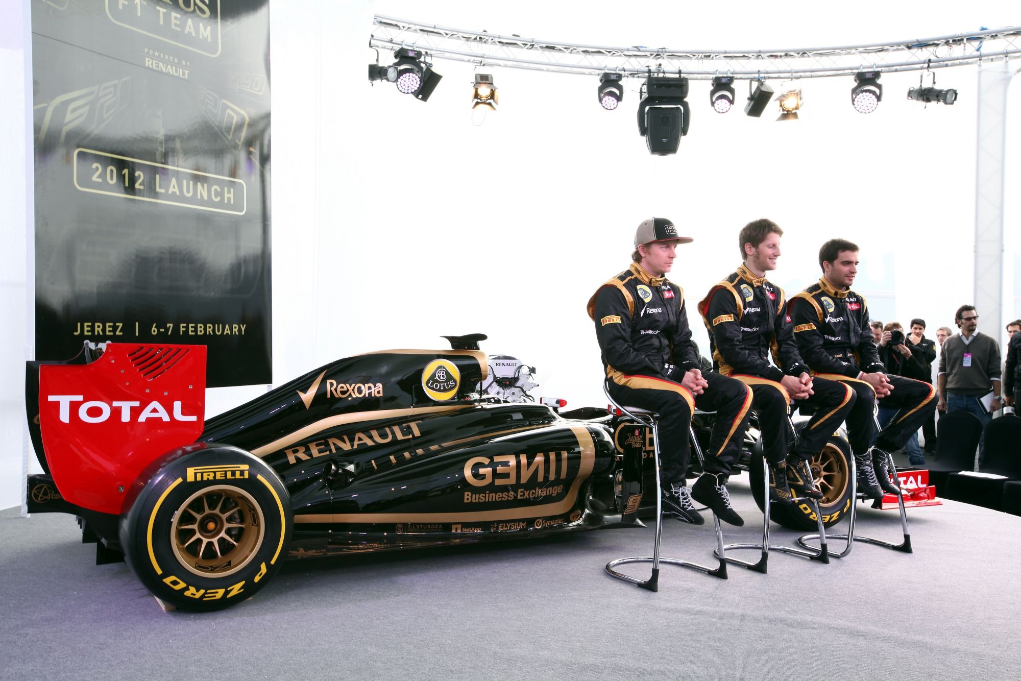 2012 Lotus F1 Team Launch.