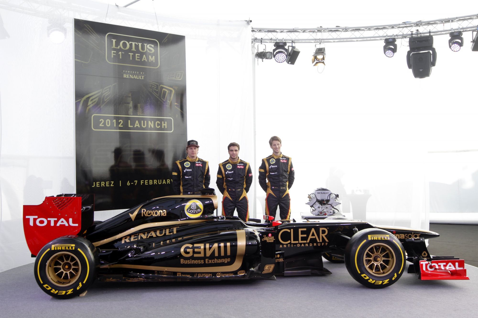 2012 Lotus F1 Team Launch.
