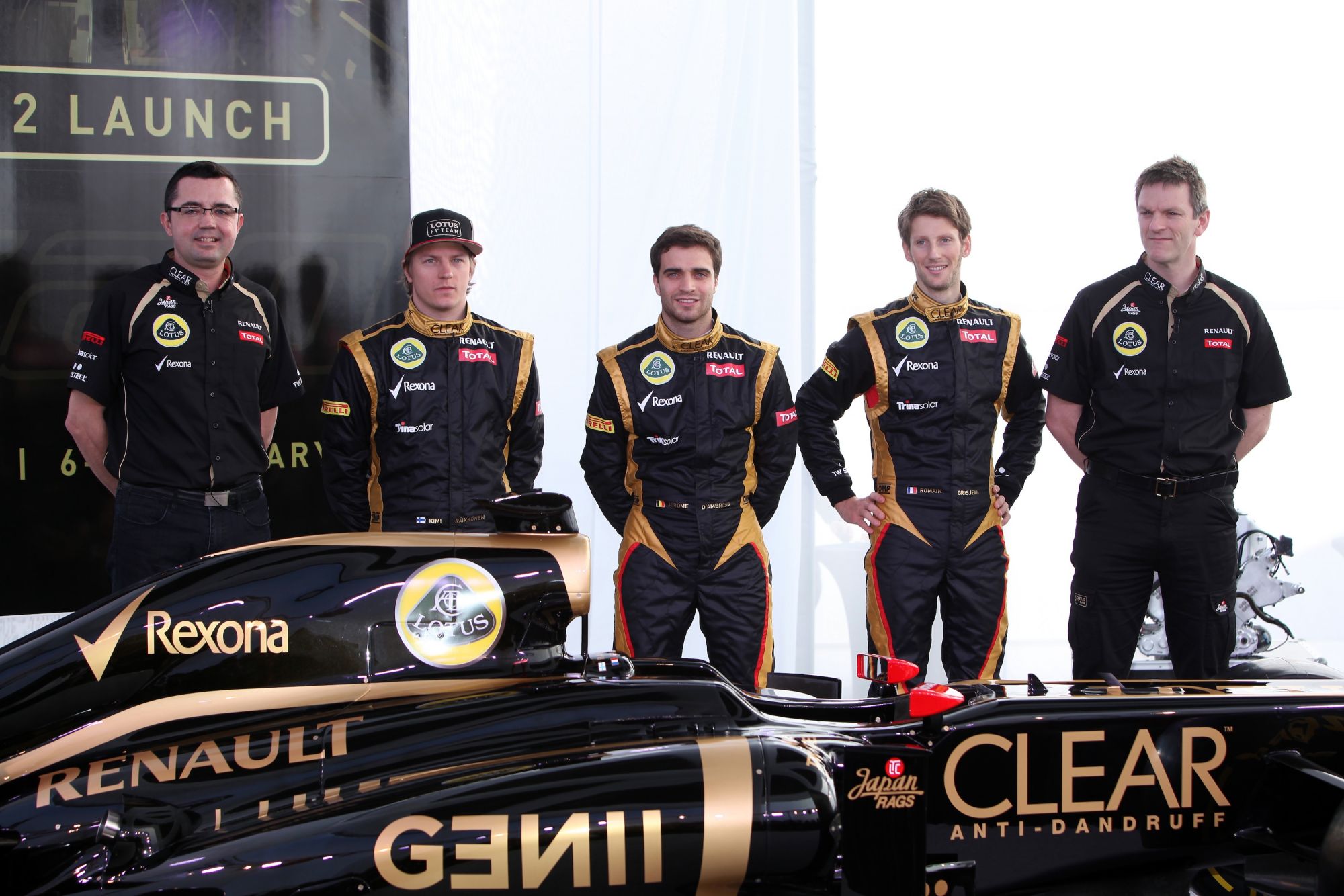 2012 Lotus F1 Team Launch.