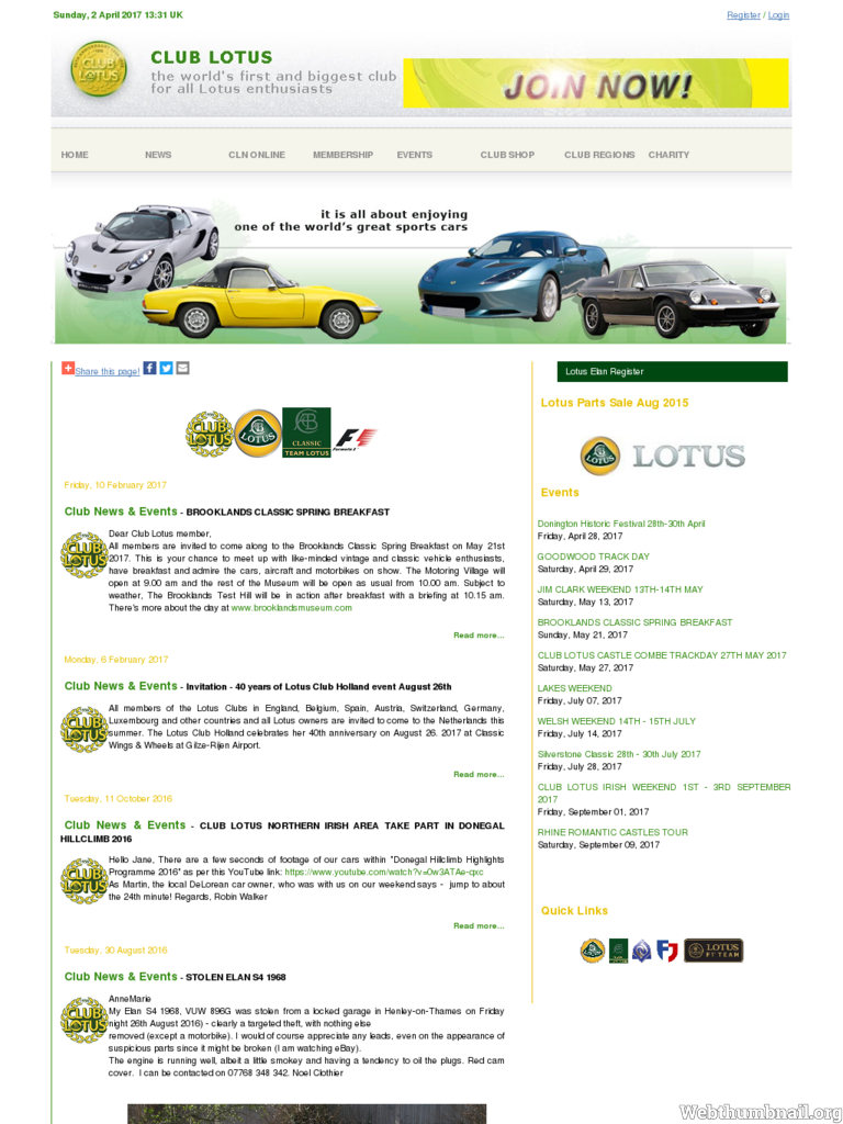 More information about "Club Lotus"