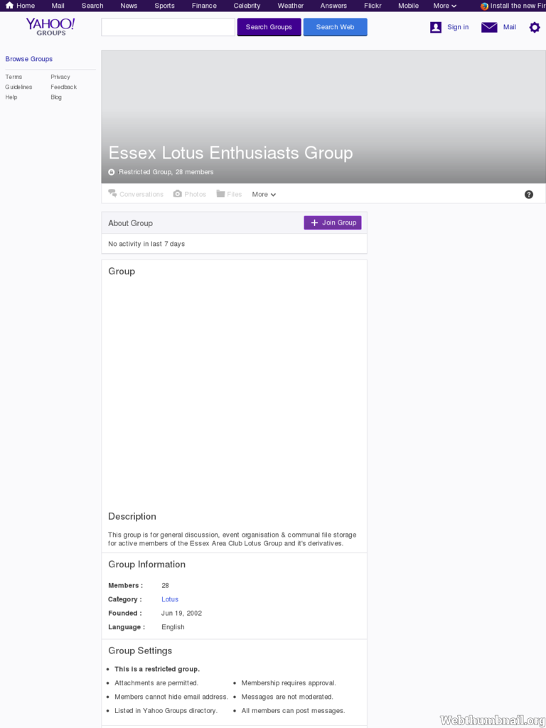 More information about "Essex Lotus Enthusiasts Club"